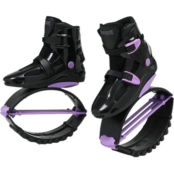 Kangoo Jumping Kangaroo Boots černo-fialové 75-95 kg
