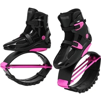 Kangoo Jumping Kangaroo Boots černo-tm.růžové 45-75 kg