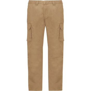 Kariban pánské kapsáčové kalhoty Camel