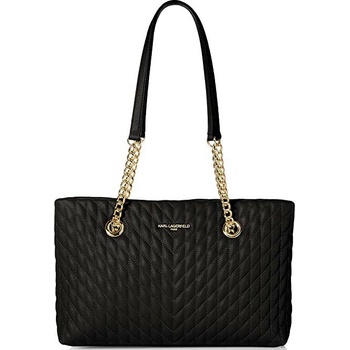 Karl Lagerfeld kabelka Paris Karolina Chain Tote Black Gold