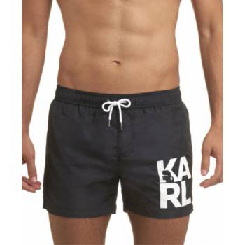 Karl Lagerfeld KL21MBS02 pánské šortky černé