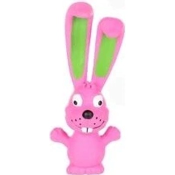 Karlie-Flamingo hračka pro psa králík pískací 5,5 x 6 x 17 cm latex