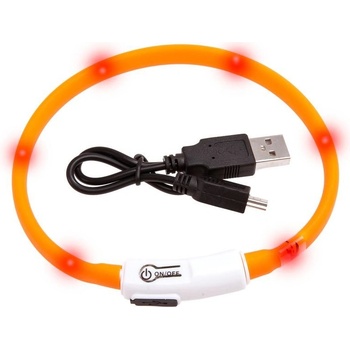 Karlie Flamingo LED světelný obojek pro kočky 20 - 35 cm