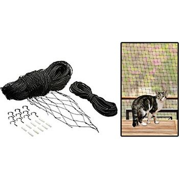 Karlie-Flamingo Síť ochranná do oken pro kočky nylonová černá 3 x 6 m