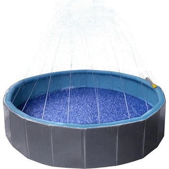 Karlie-Flamingo Sprinkle bazén pro psy modrý/tmavě šedý 120 x 30 cm