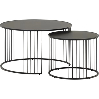 Kave Home Hadar 45/75 cm černá