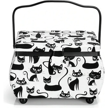 Kazeta - košík na šití - Cats, vel. M - PRYM
