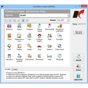 Keloc Účetní program KelMINI BASIC