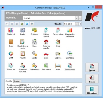 Keloc Účetní software KelEXPRESS BASIC