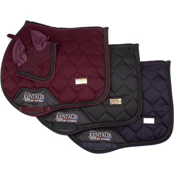 KenTaur Sada podsedlová dečka a čabraka Coolmax Mesh tmavě zelená