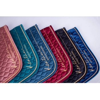 KenTaur Sada podsedlová dečka a čabraka Samet tmavě modrá