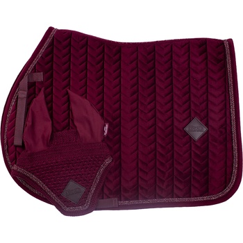 KENTAUR Set podsedlová dečka a čabraka 40598 bordó