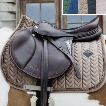 Kentucky Podsedlová dečka Velvet Pearl pine green