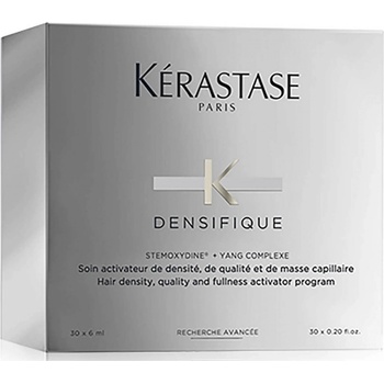 Kérastase Densifique Program Homme kúra pro hustotu řídnoucích vlasů s pánskou parfemací 30 x 6 ml