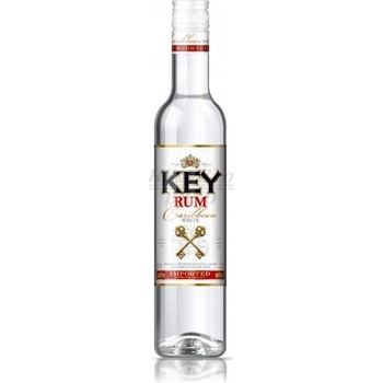 Key Carribean White 37,5% 0,5 l (holá láhev)