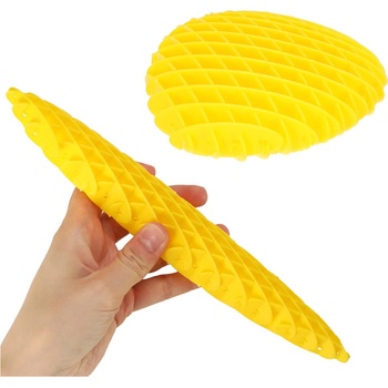 KIK Smyslová antistresová protahovací hračka Fidget Worm zelená