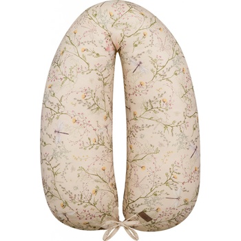 KikkaBoo Kojicí polštář 2v1 Secret Garden Beige