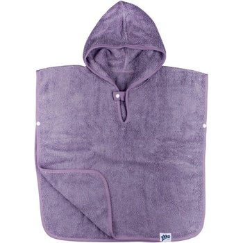 Kikko BIO bavlněné froté pončo Organic Lavender Aura