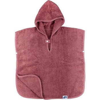 Kikko BIO bavlněné froté pončo Organic Mesa Rose