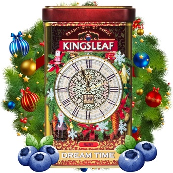 Kingsleaf Dream Time Emerald zelený čaj sypaný plech 75 g
