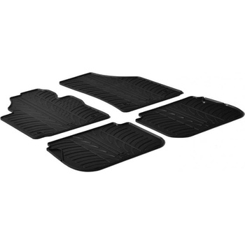Koberce gumové Gledring VW Caddy 2004-2020 5 míst