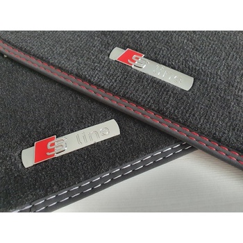 Koberce textilní SiRN Audi A4, S-Line B6 + B7, 2001 - 2007 COMBI + SEDAN