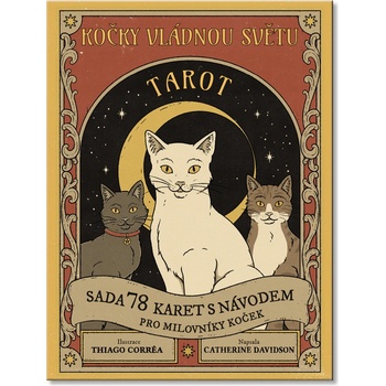Kočky vládnou světu Tarot Catherine Davidson