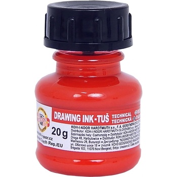 Koh-i-noor 1417 Školní tuš červená 20g