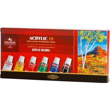 Koh-i-noor Barvy akrylové 162703 10 x 16 ml
