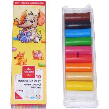 Koh-i-noor Plastelína modelína 10barev 200 g