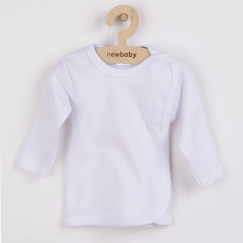 Kojenecká košilka New Baby Classic II bílá se šedými hvězdičkami