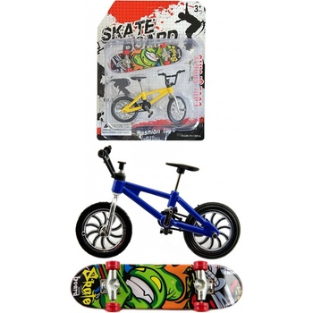 Kolo + skateboard prstový šroubovací plast asst mix druhů na kartě