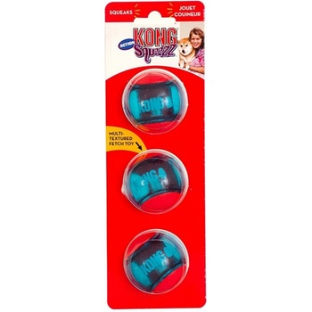 Kong Squeezz Action míč M 3 ks