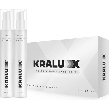 KRALUX Sérum pro navrácení barvy a podporu růstu vlasů a vousů 2 x 15 ml
