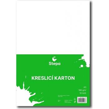 Kreslicí karton A3 bílý 180 g 10 listů