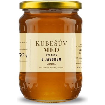 Kubešův Med květový javorový 750 g