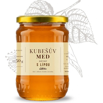 Kubešův med květový lipový 480 g