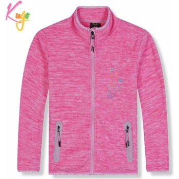 Kugo FM9713 mikina s motýlky růžová