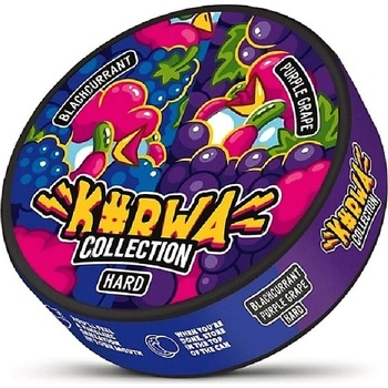 Kurwa Collection nikotinové sáčky blackcurrant purple grape 18 mg 20 sáčků