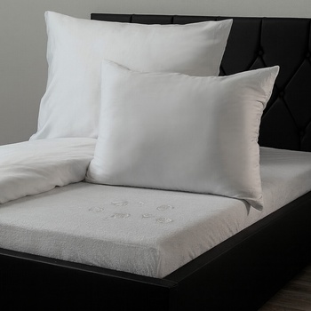 Kvalitex Nepropustné froté prostěradlo PU bílé 90x200