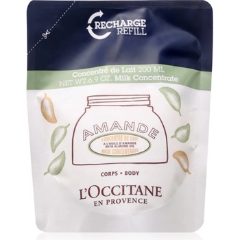 L’Occitane Almond Milk Concentrate zpevňující tělový krém náhradní náplň 200 ml