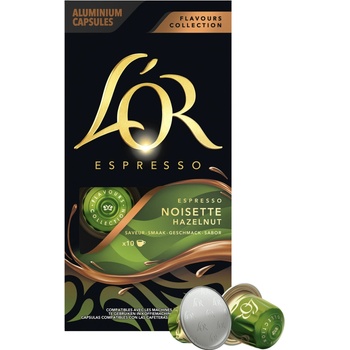 L'OR Espresso Hazelnut kapslí pro Nespresso Original kávovary 10 ks