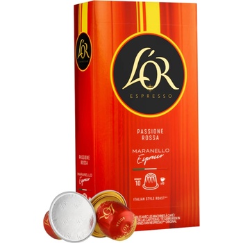 L'OR Espresso Maranello pražená mletá káva v kapslích 10 ks 52 g