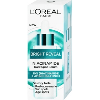 L'Oréal Bright Reveal sérum proti tmavým skvrnám s niacinamidem 30 ml