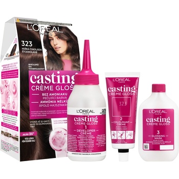 L'Oréal Casting Creme Gloss 323 hořká čokoláda 48 ml