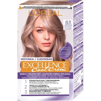 L´Oréal Excellence Cool Creme 8.11 Ultra popelavá světlá blond