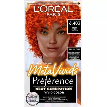 L'Oréal Paris Préférence Meta Vivids semipermanentní barva na vlasy 6.403 Meta Coral 75 ml