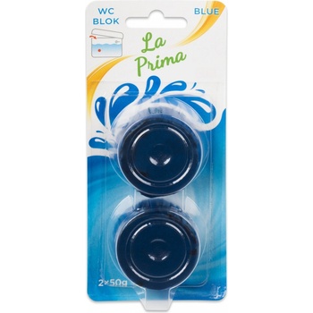 La Prima modré tablety do nádržky WC 2 x 50 g