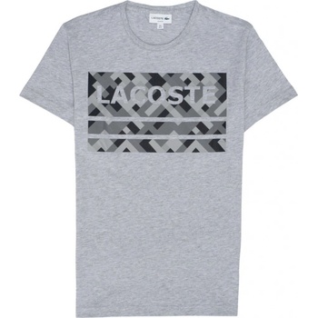 Lacoste Logo tričko šedá