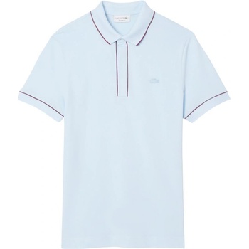 Lacoste Paris Stretch Piqué Regular Fit Modrý